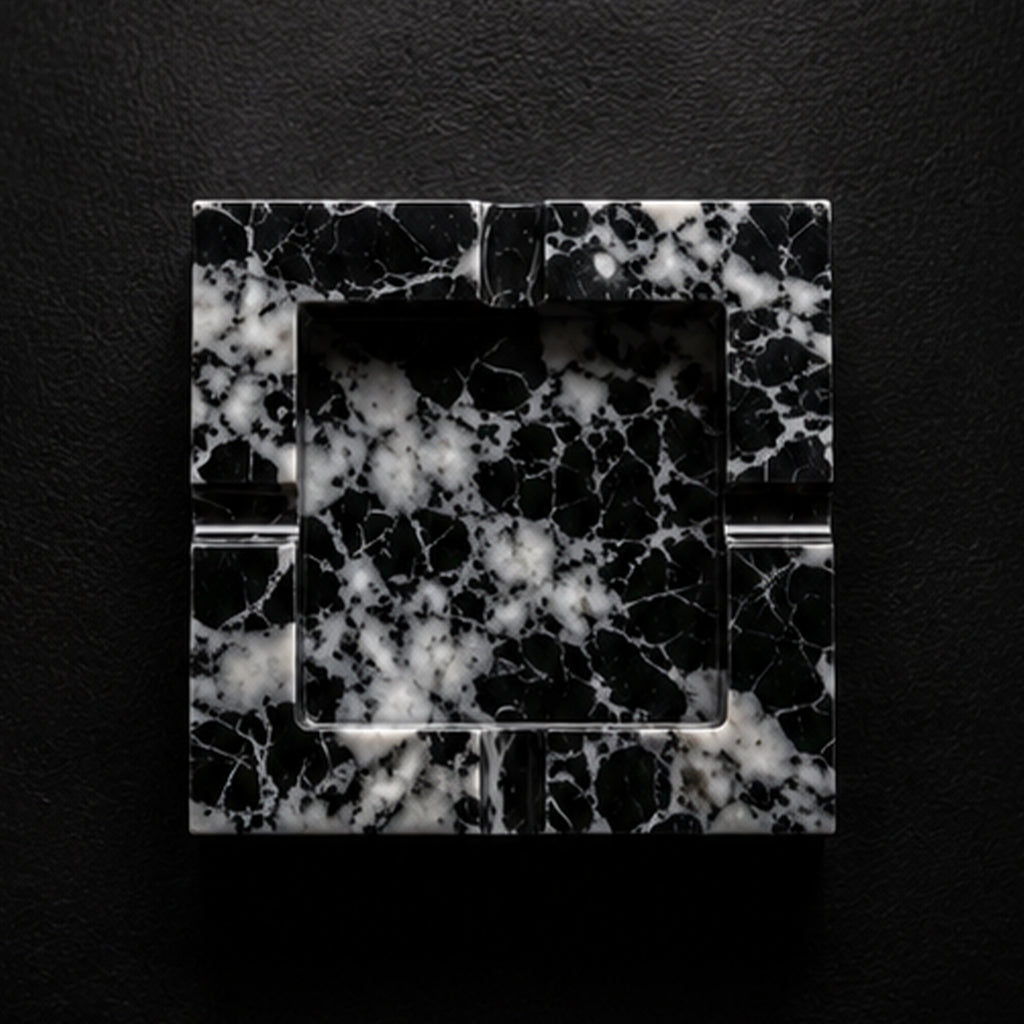 Messy Black Ash Tray