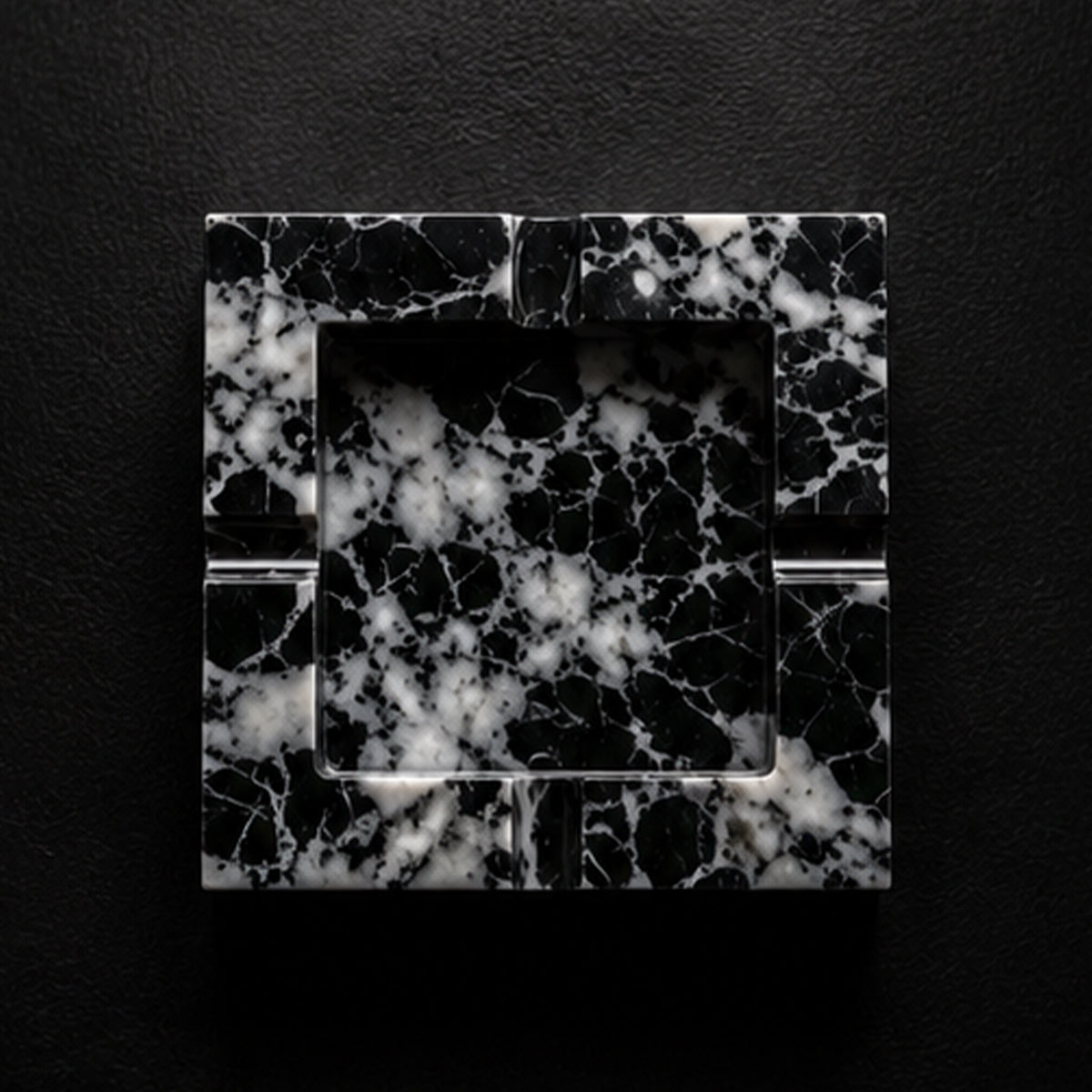 Messy Black Ash Tray