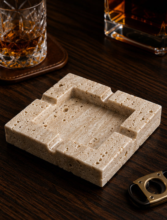 Travertine Ash Tray