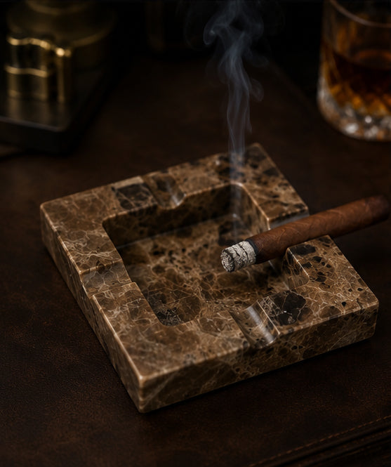 Dark Emperador Ash Tray