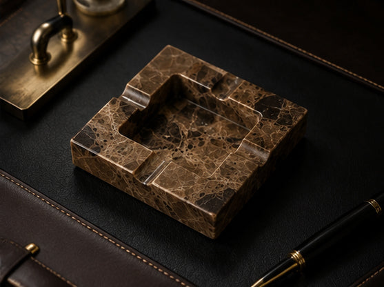 Dark Emperador Ash Tray